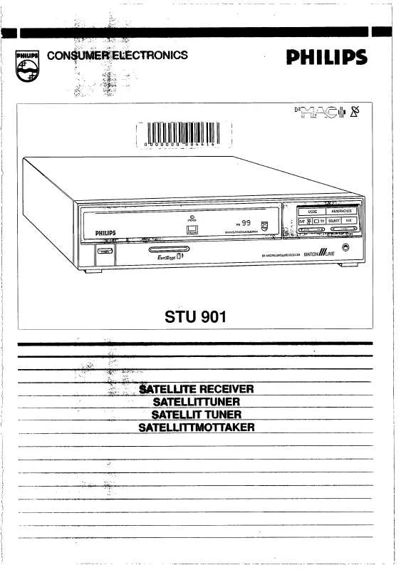 Mode d'emploi PHILIPS STU901-05R