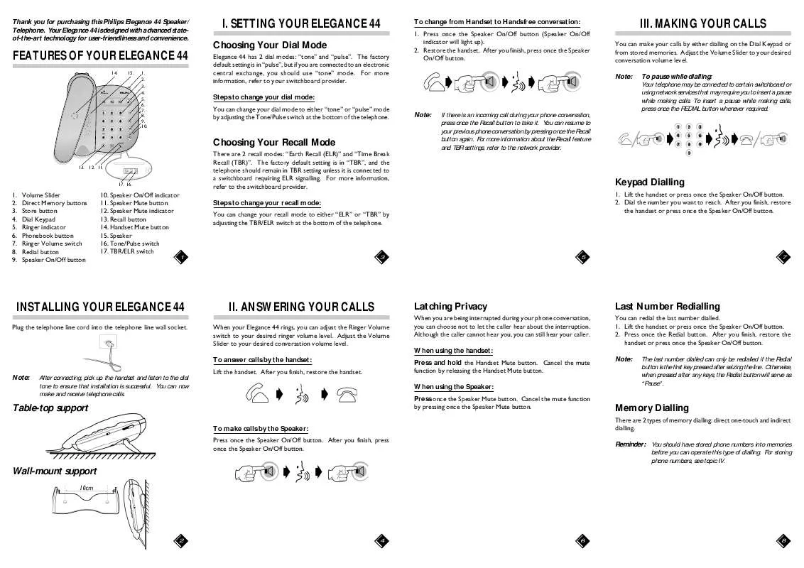 Mode d'emploi PHILIPS TD9068