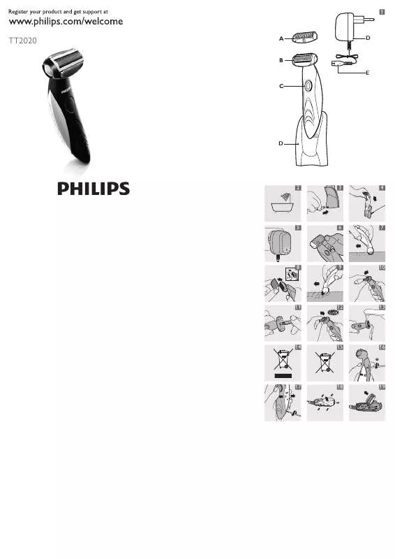 Mode d'emploi PHILIPS TT 2020