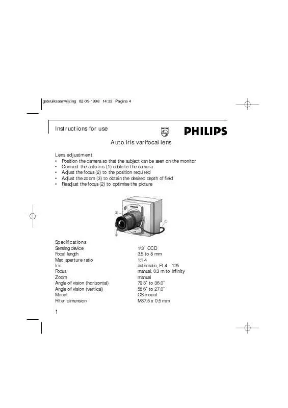 Mode d'emploi PHILIPS VCM7177