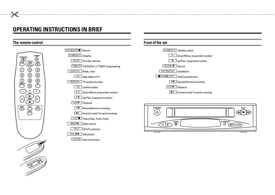 Mode d'emploi PHILIPS VR175