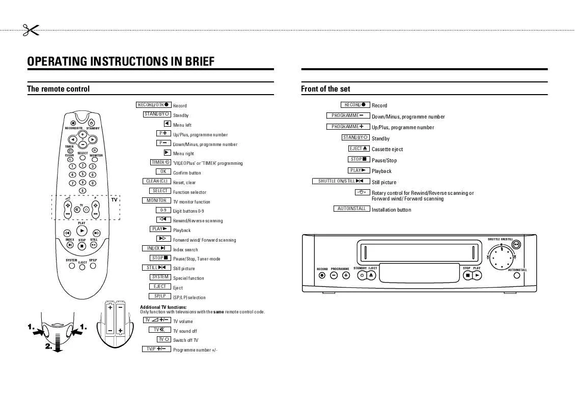 Mode d'emploi PHILIPS VR676