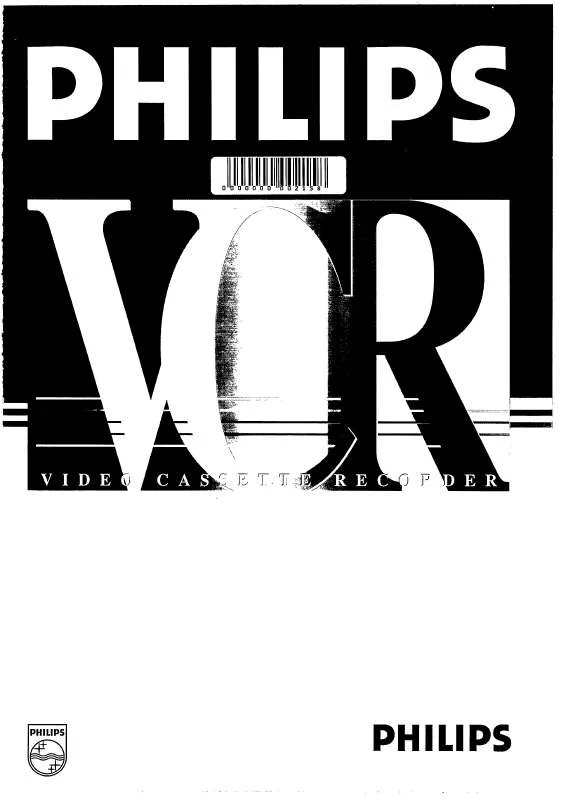 Mode d'emploi PHILIPS VR833