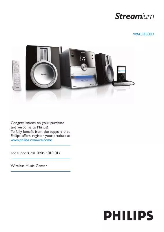 Mode d'emploi PHILIPS WAC3500D