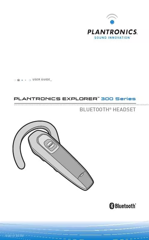 Mode d'emploi PLANTRONICS EXPLORER 300