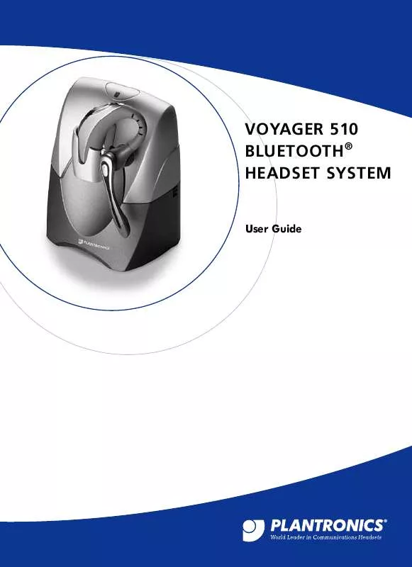 Mode d'emploi PLANTRONICS VOYAGER 510S