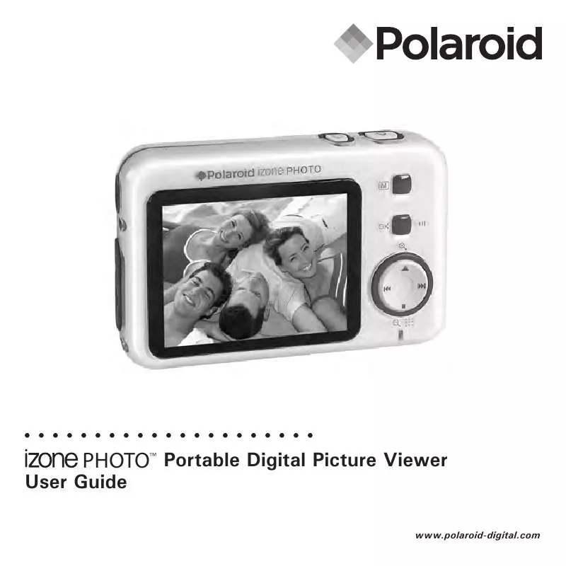 Mode d'emploi POLAROID IZONE VIEWER