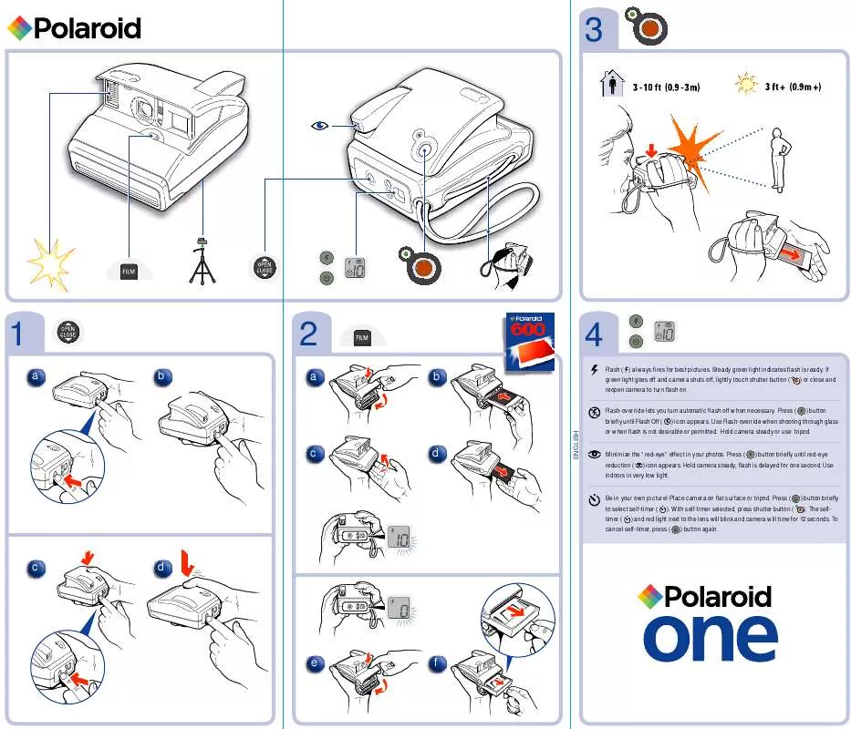 Mode d'emploi POLAROID ONE