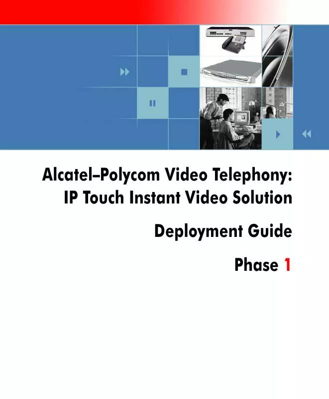 Mode d'emploi POLYCOM IP TOUCH INSTANT VIDEO SOLUTION