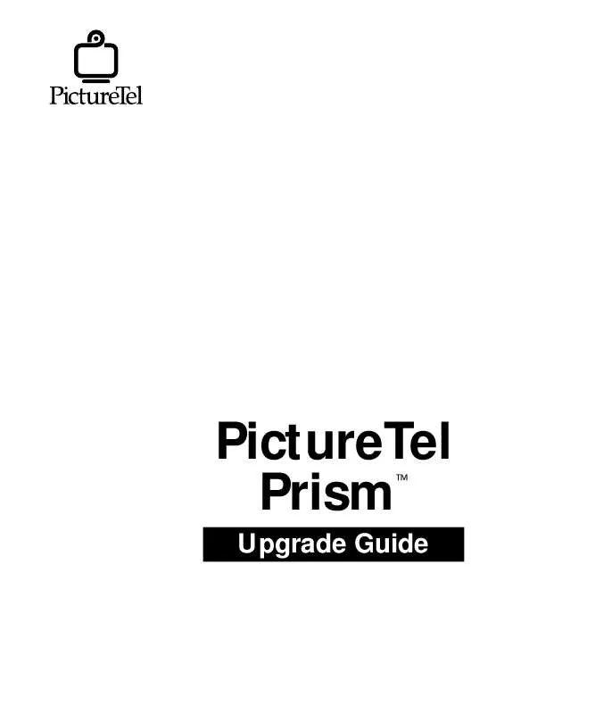 Mode d'emploi POLYCOM PICTURETEL PRISM