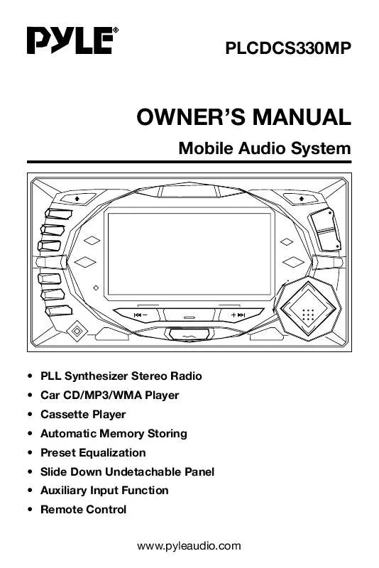 Mode d'emploi PYLE PLCDCS330MP