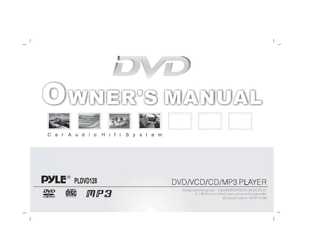 Mode d'emploi PYLE PLDVD128