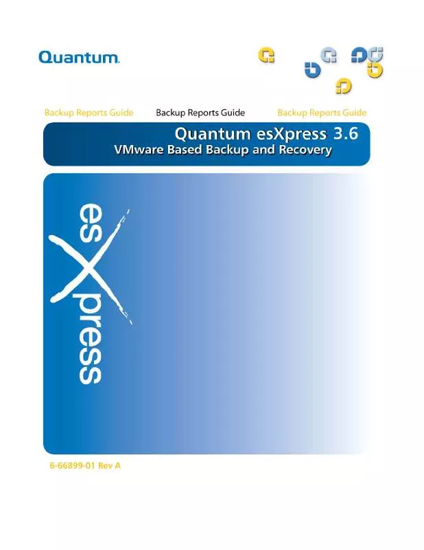 Mode d'emploi QUANTUM ESXPRESS 3.6