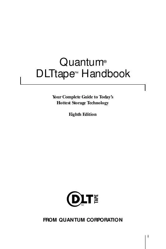 Mode d'emploi QUANTUM HANDBOOK