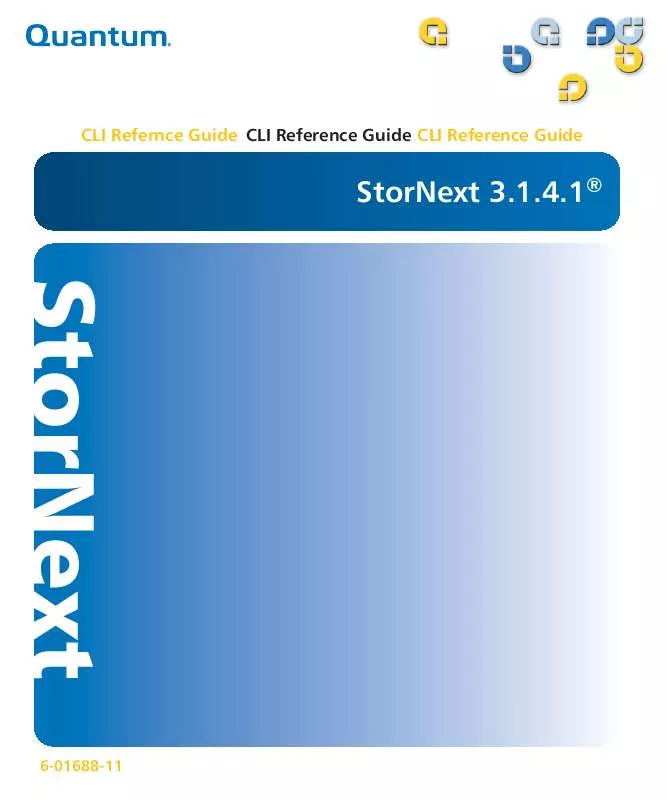 Mode d'emploi QUANTUM STORNEXT 3.1.4.1