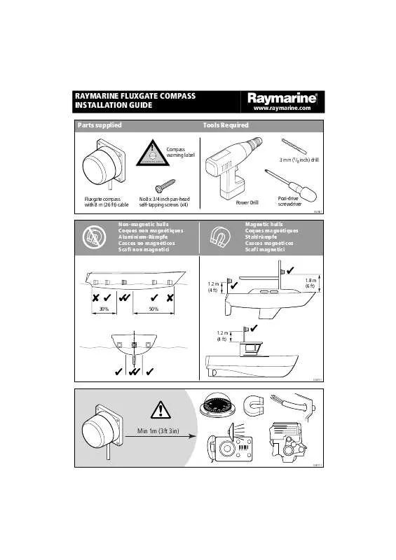 Mode d'emploi RAYMARINE COMPASS