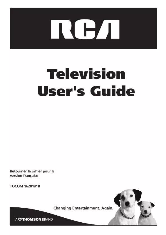 Mode d'emploi RCA 20F530T