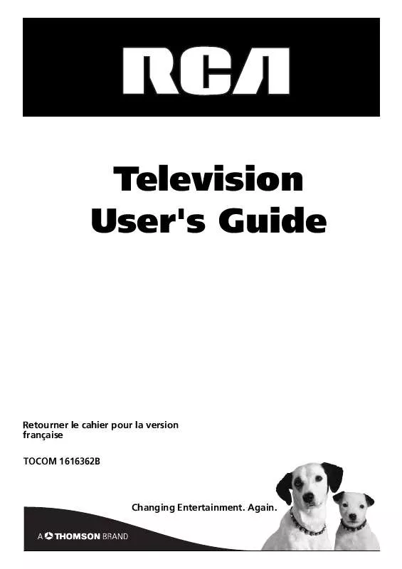 Mode d'emploi RCA 20F650T