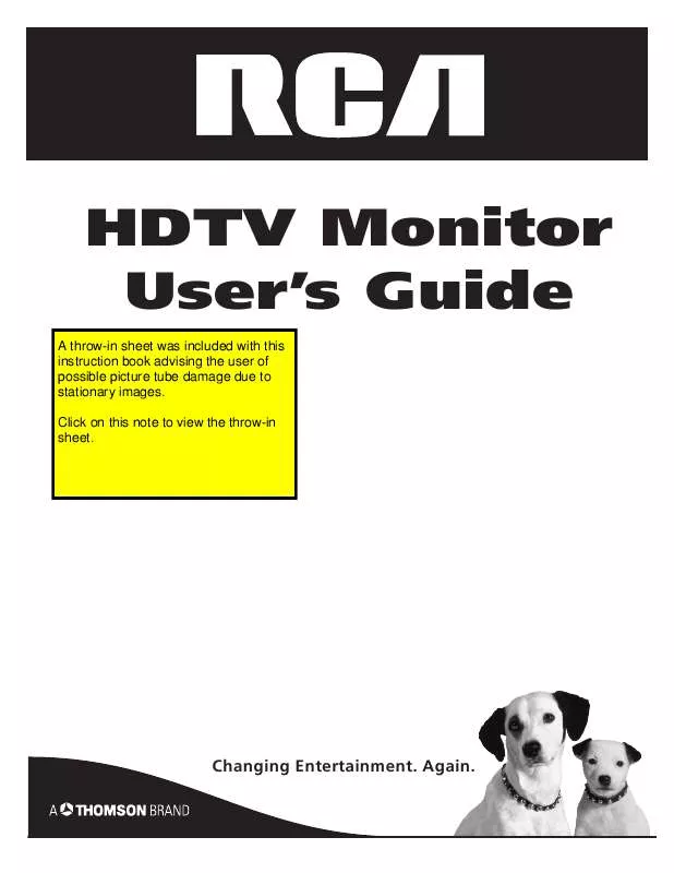 Mode d'emploi RCA D52W14