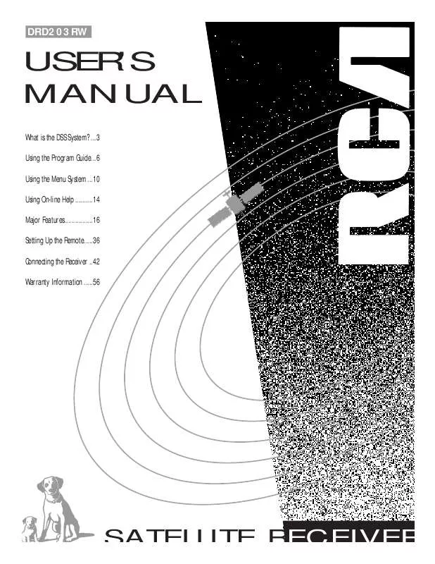 Mode d'emploi RCA DRD203RW