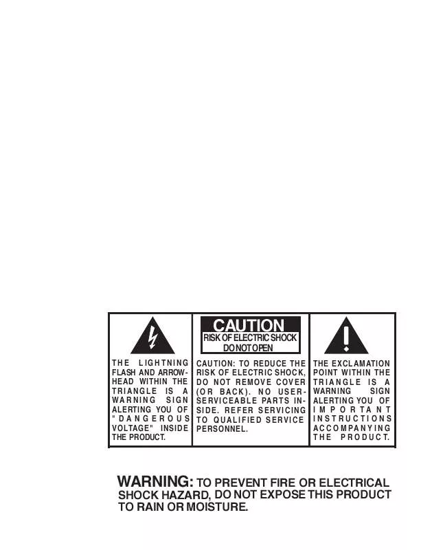 Mode d'emploi RCA RP5016