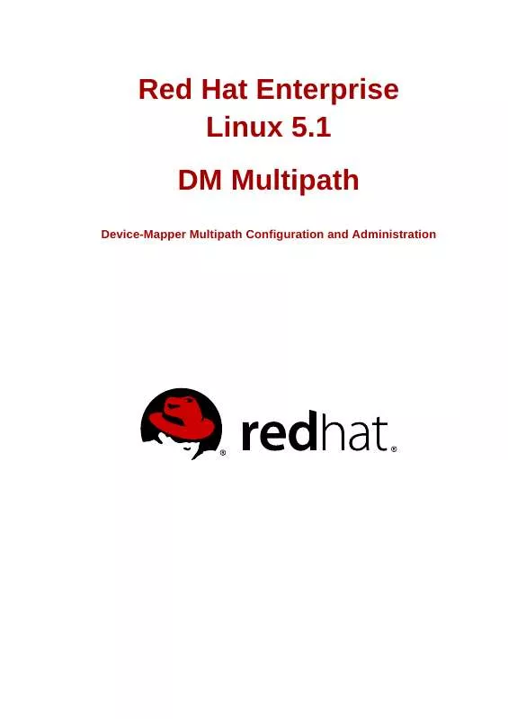 Mode d'emploi REDHAT ENTERPRISE LINUX 5.1 DM MULTIPATH