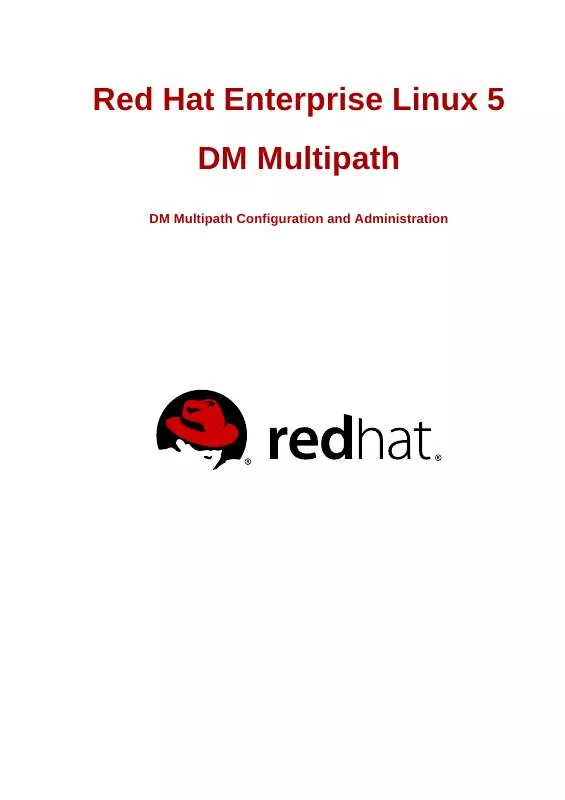 Mode d'emploi REDHAT ENTERPRISE LINUX 5 DM MULTIPATH