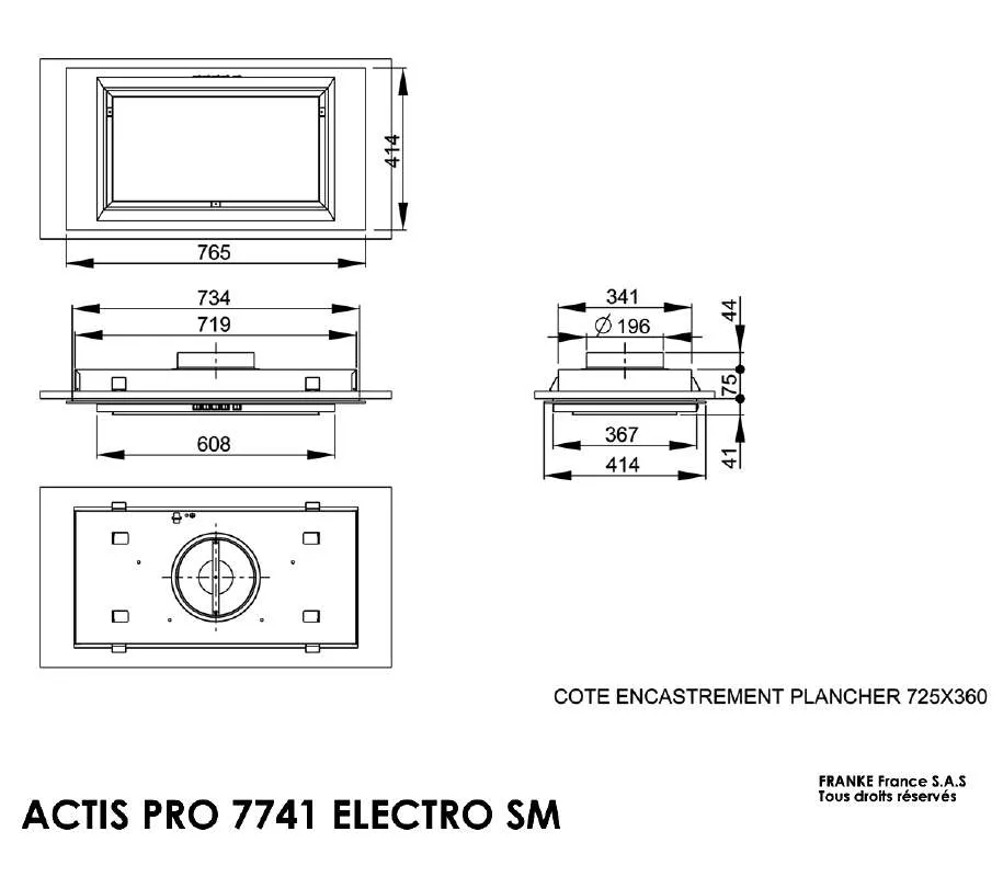 Mode d'emploi ROBLIN ACTIS PRO 7741 ELECTRO SM