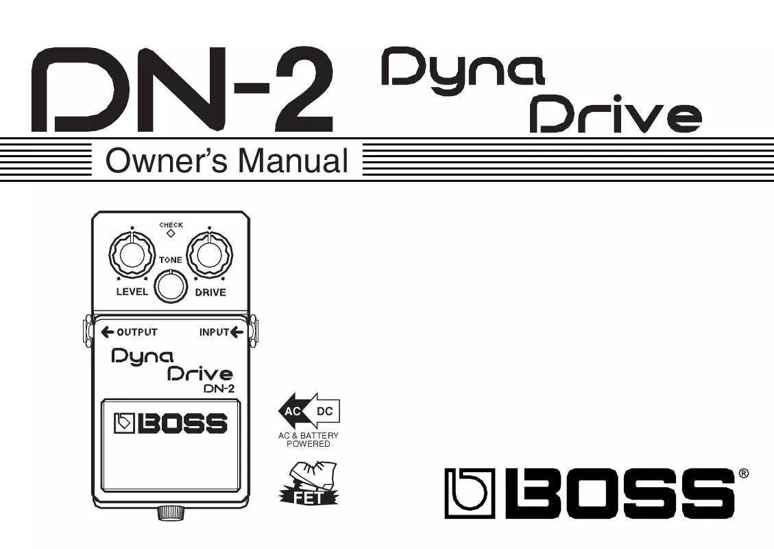 Mode d'emploi ROLAND DN-2