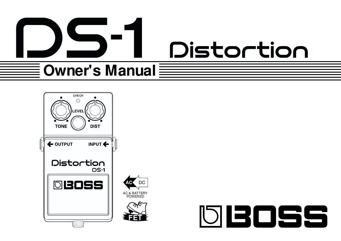 Mode d'emploi ROLAND DS-1