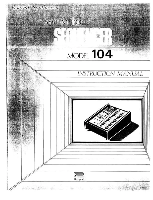 Mode d'emploi ROLAND SYSTEM-100-104