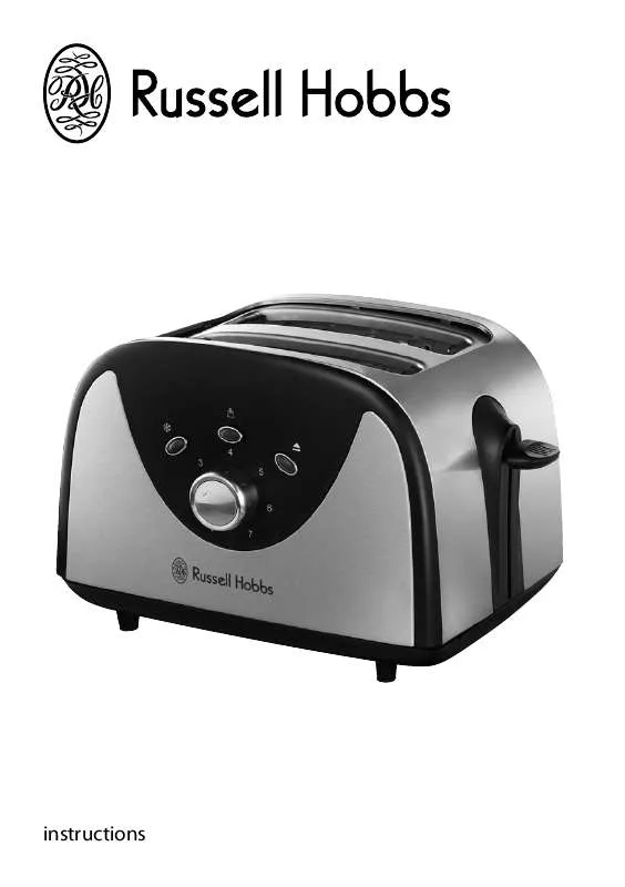 Mode d'emploi RUSSELL HOBBS BELMONT 2 SLICE COMPACT TOASTER
