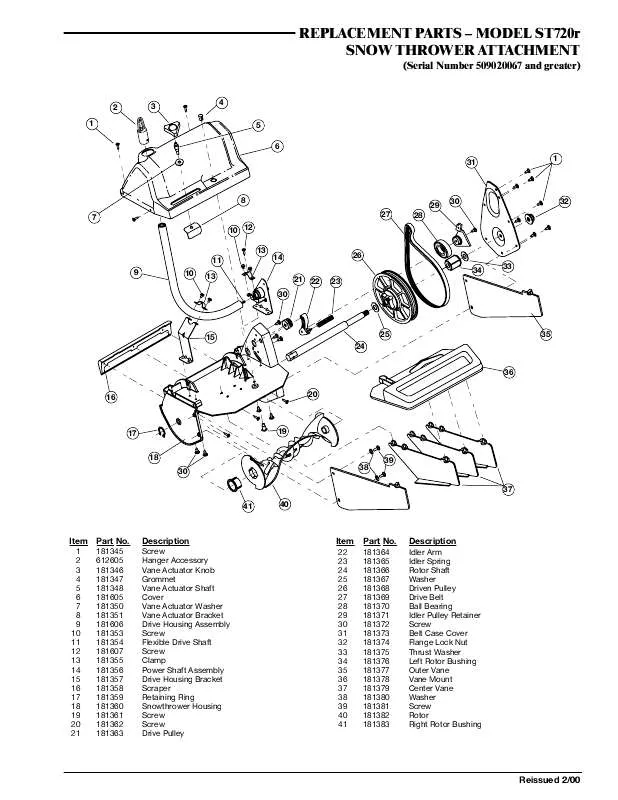 Mode d'emploi RYOBI 41AJST-A034