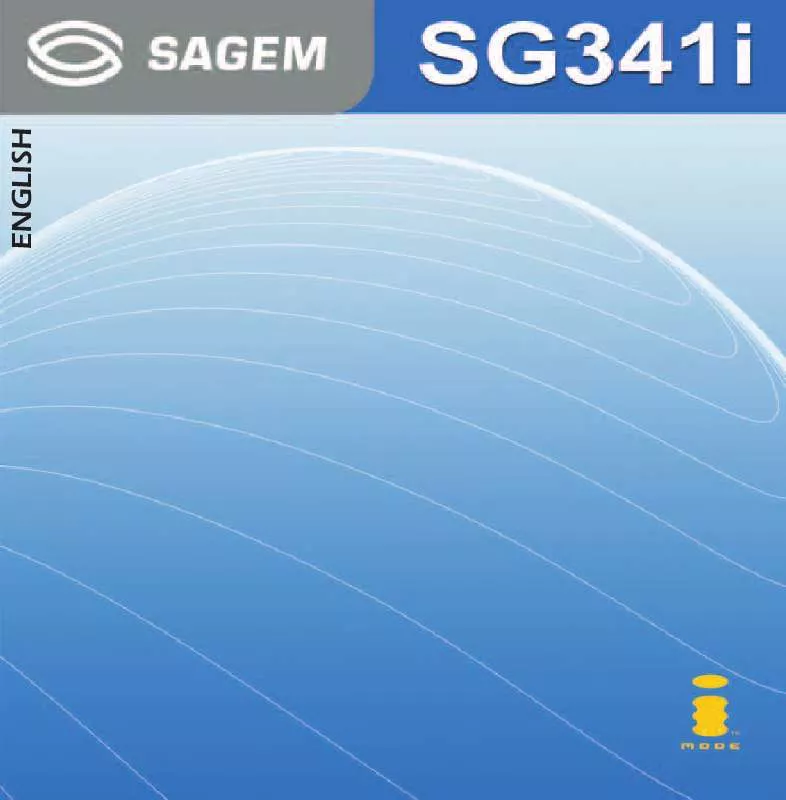 Mode d'emploi SAGEM SG341I