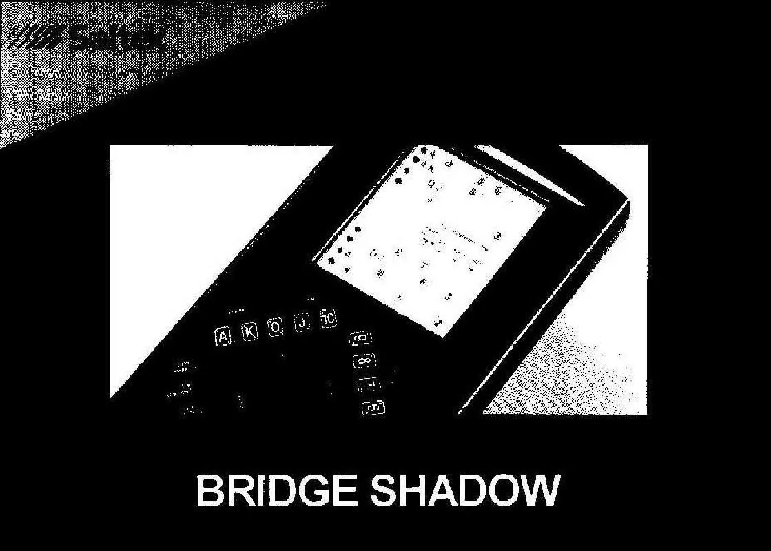 Mode d'emploi SAITEK BRIDGE SHADOW