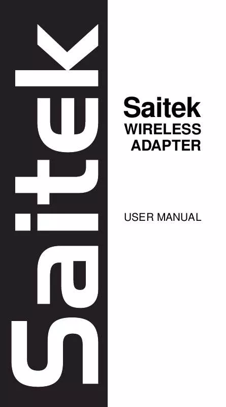 Mode d'emploi SAITEK SZ02 WIRELESS ADAPTEUR