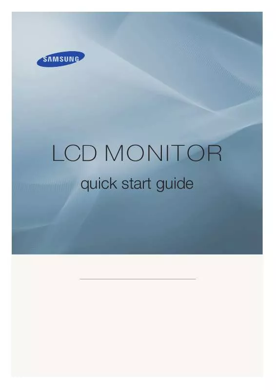 Mode d'emploi SAMSUNG SYNCMASTER 2243BWT