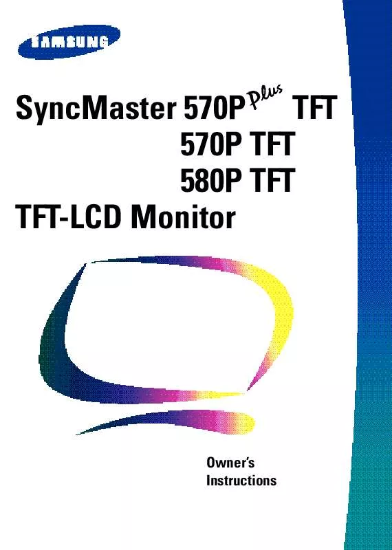 Mode d'emploi SAMSUNG SYNCMASTER 570PTFT