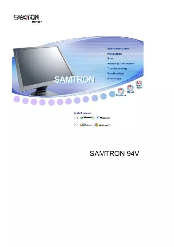 Mode d'emploi SAMSUNG SYNCMASTER 94V