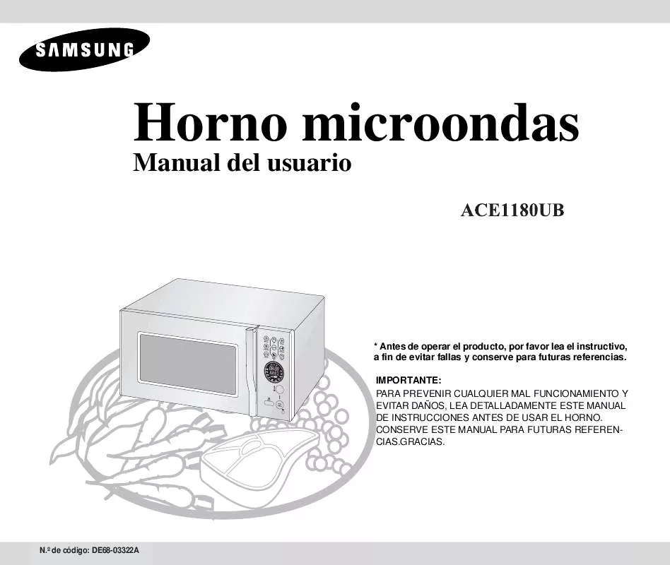 Mode d'emploi SAMSUNG ACE1180UB