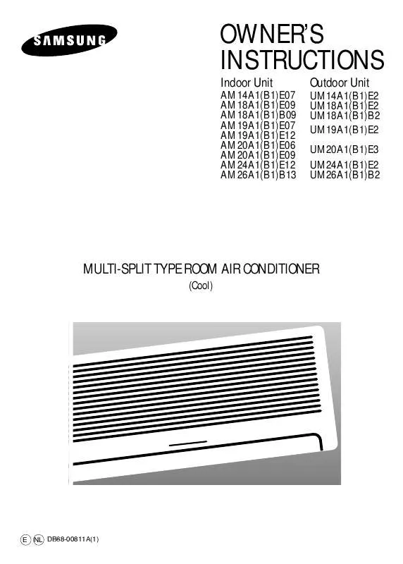 Mode d'emploi SAMSUNG AM18A1E09