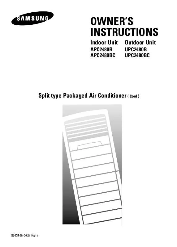 Mode d'emploi SAMSUNG APC2480BC