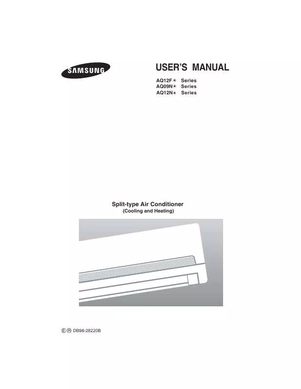 Mode d'emploi SAMSUNG AQ09NLN