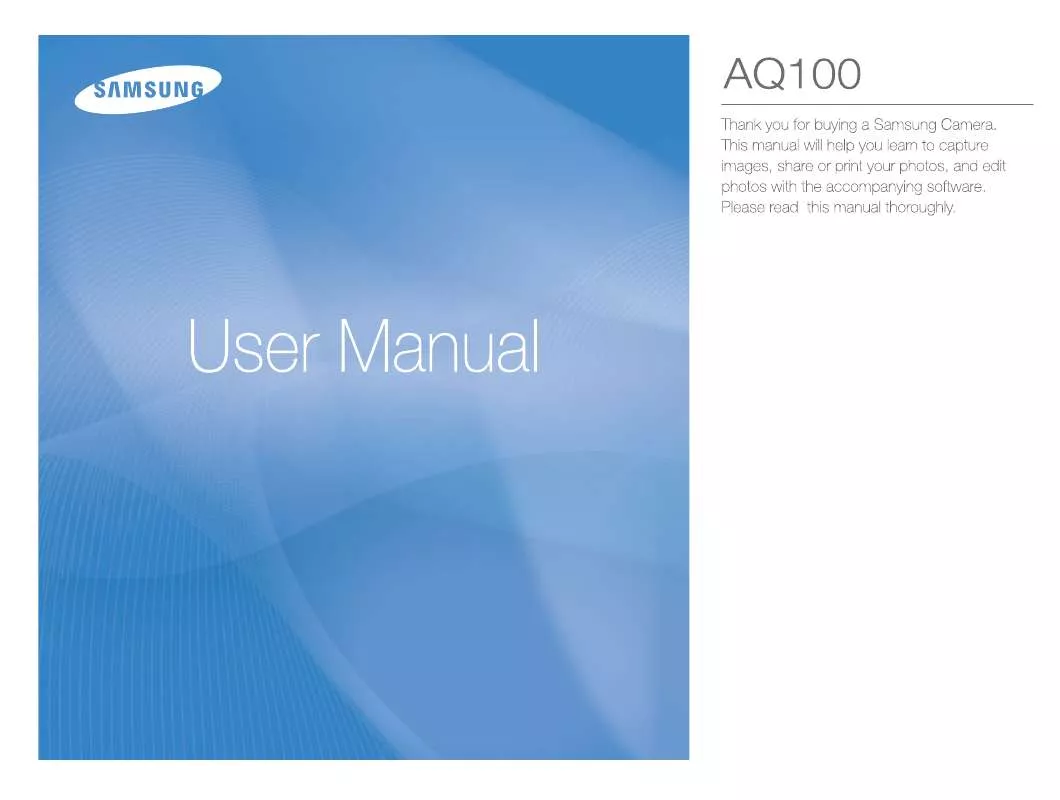 Mode d'emploi SAMSUNG AQ100