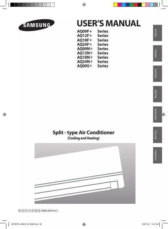 Mode d'emploi SAMSUNG AQ12FANAFR