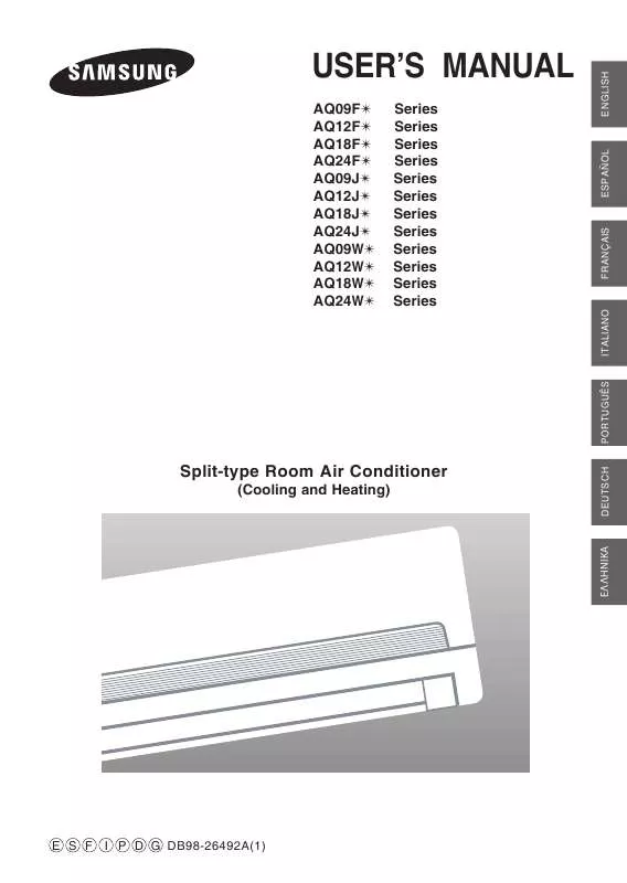 Mode d'emploi SAMSUNG AQ18FAX