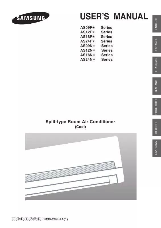 Mode d'emploi SAMSUNG AS09FCX