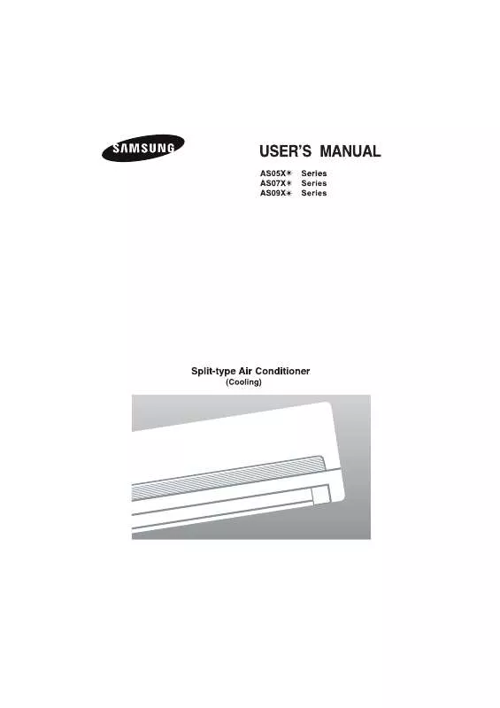 Mode d'emploi SAMSUNG AS09XLX