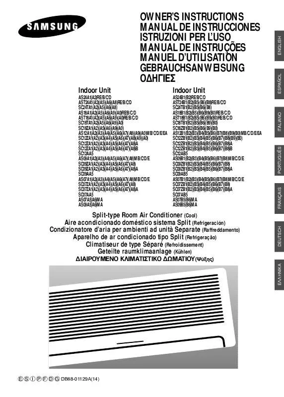 Mode d'emploi SAMSUNG AS12A6MB