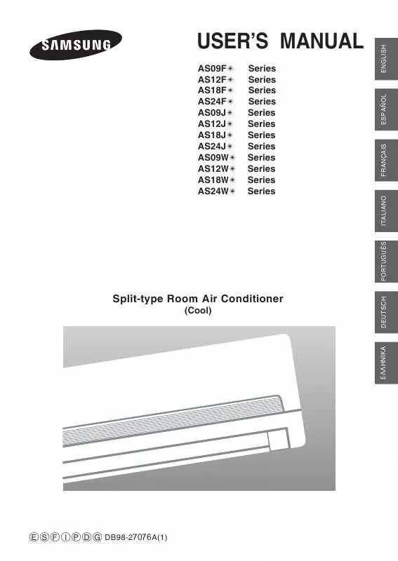 Mode d'emploi SAMSUNG AS12FBAN